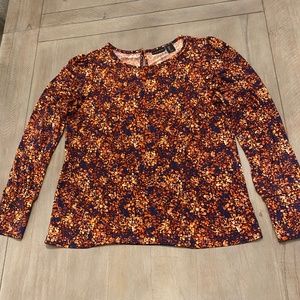 Tahari Women's Long Sleeve Shirt, Large
